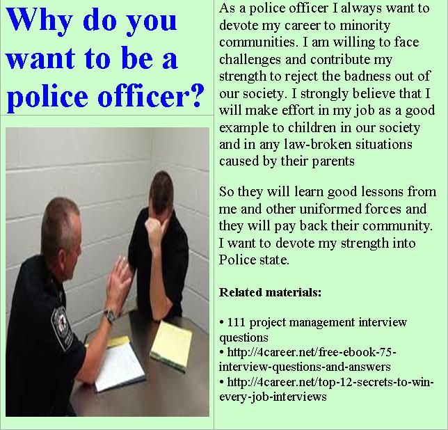 16 best police cadet interview questions images on ...