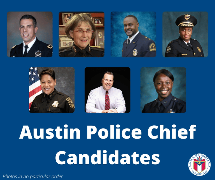 7 Candidates Are Finalists For Austin Police Chief