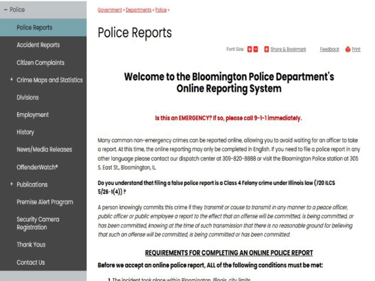 BPD says you can now file police reports online