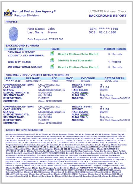 Canadian Criminal Record Check Application Form