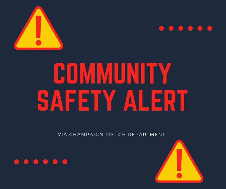 Champaign Police Release Community Safety Alert Regarding Suspicious ...