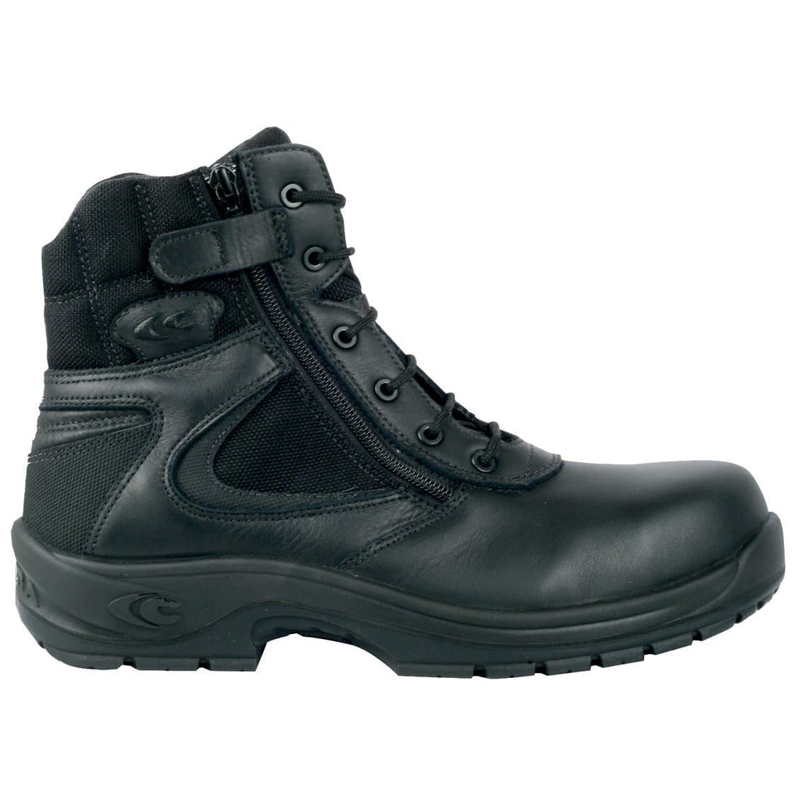 Cofra Police S3 Safety Boot with side zip