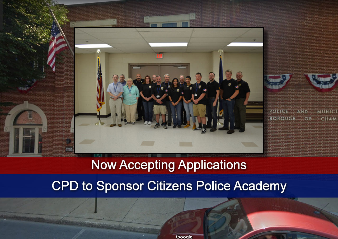 CPD to Sponsor Citizens Police Academy