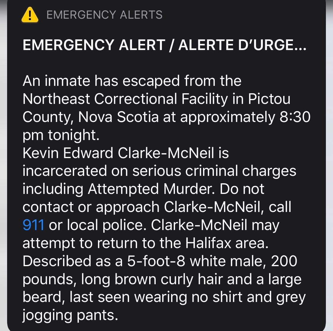 Dangerous escaped inmate now in custody after warning from Nova ...