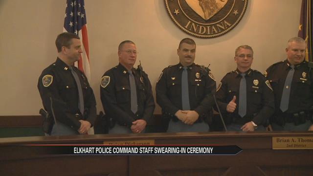Elkhart Police Chief announces command staff