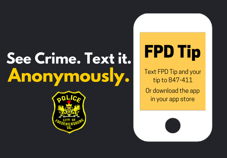 Fredericksburg Police Launch Anonymous Tip App for Smart Phones ...