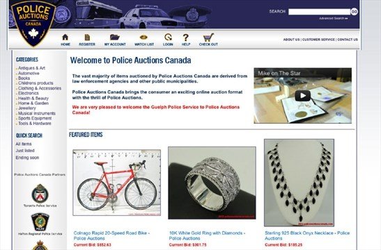 Guelph Police moves into the online auction world ...