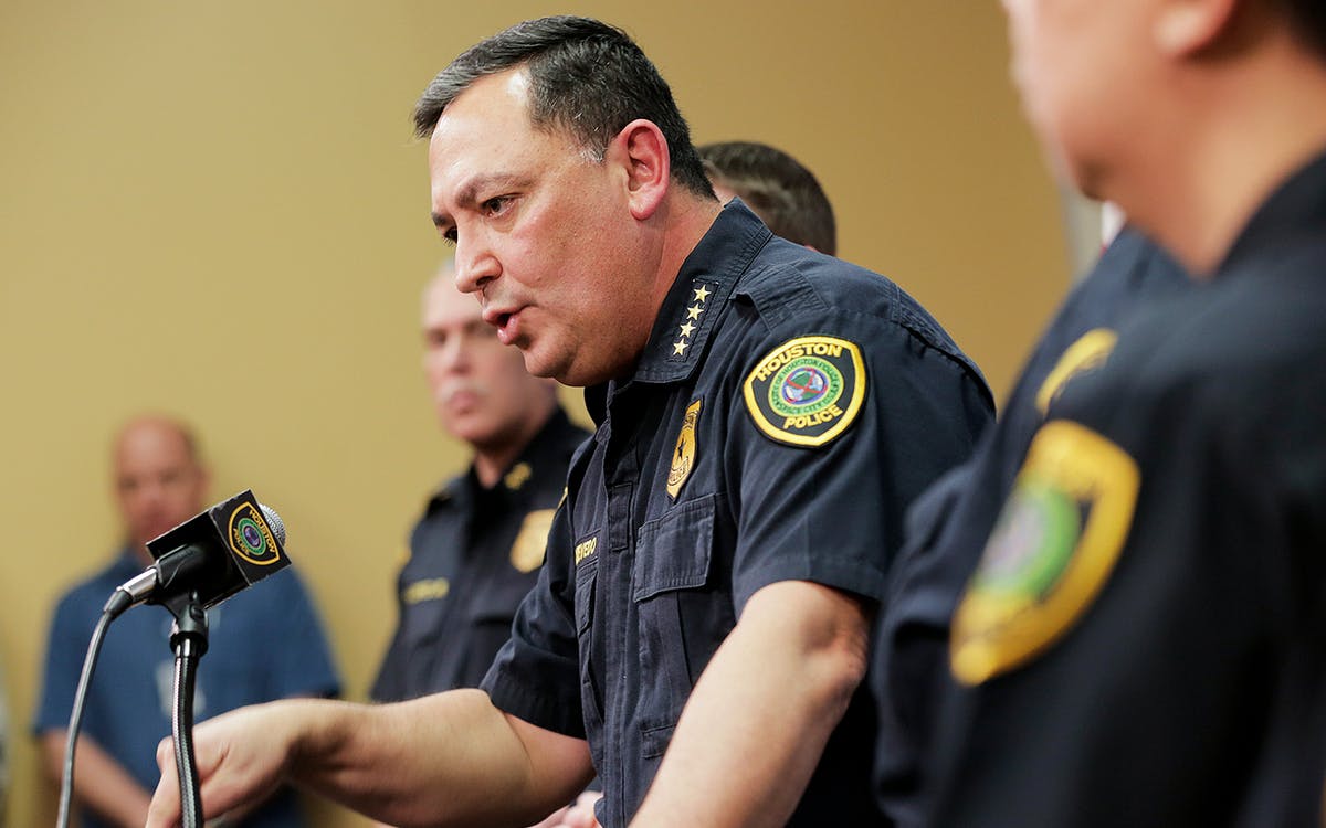Houston Police Chief Says He