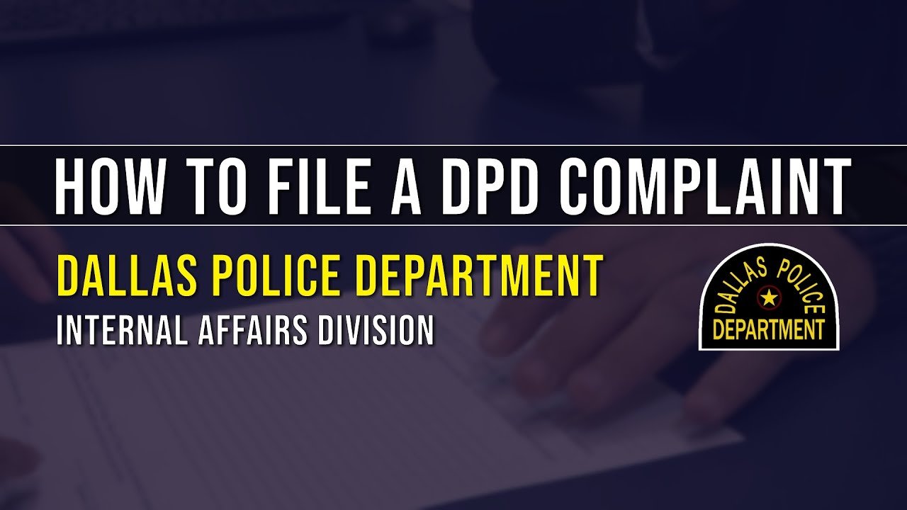 How To File A Complaint Against A Police Department In Texas