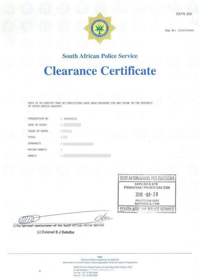 How to Get a Police Clearance Certificate in South Africa ...