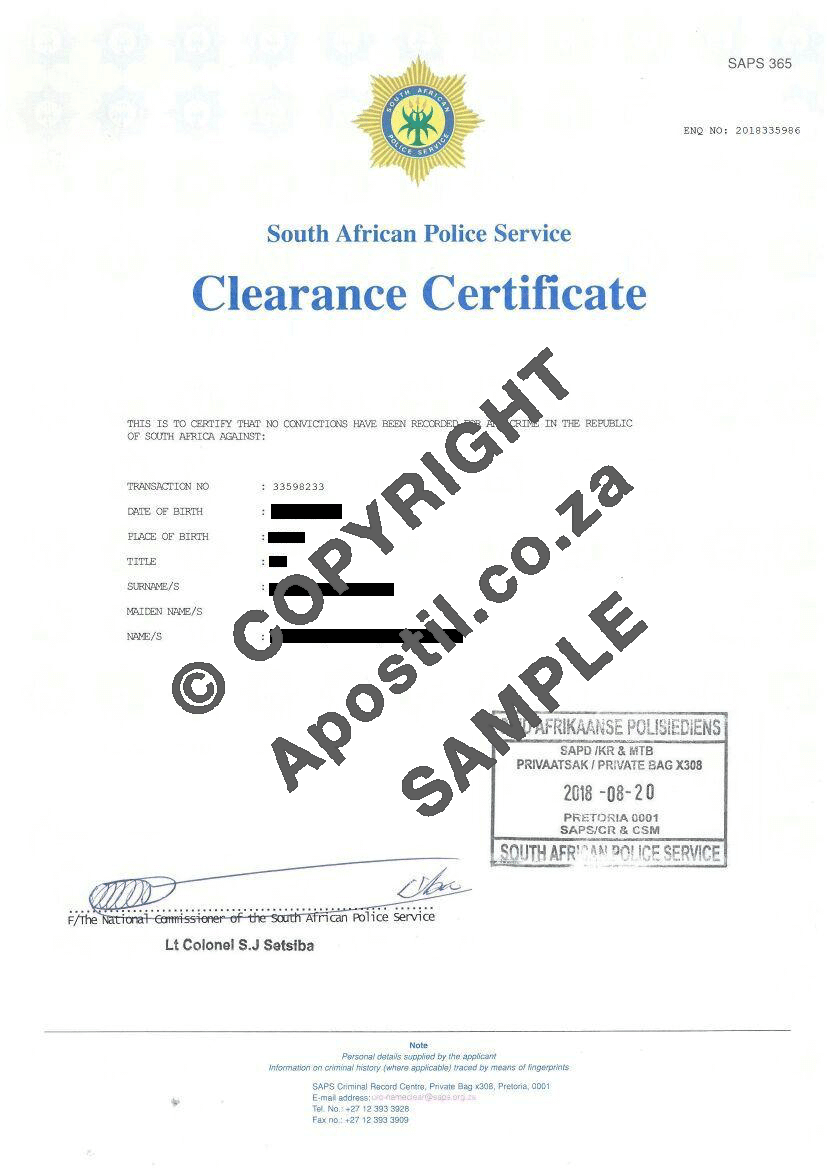 How to Obtain a Police Clearance for South Africa Faster