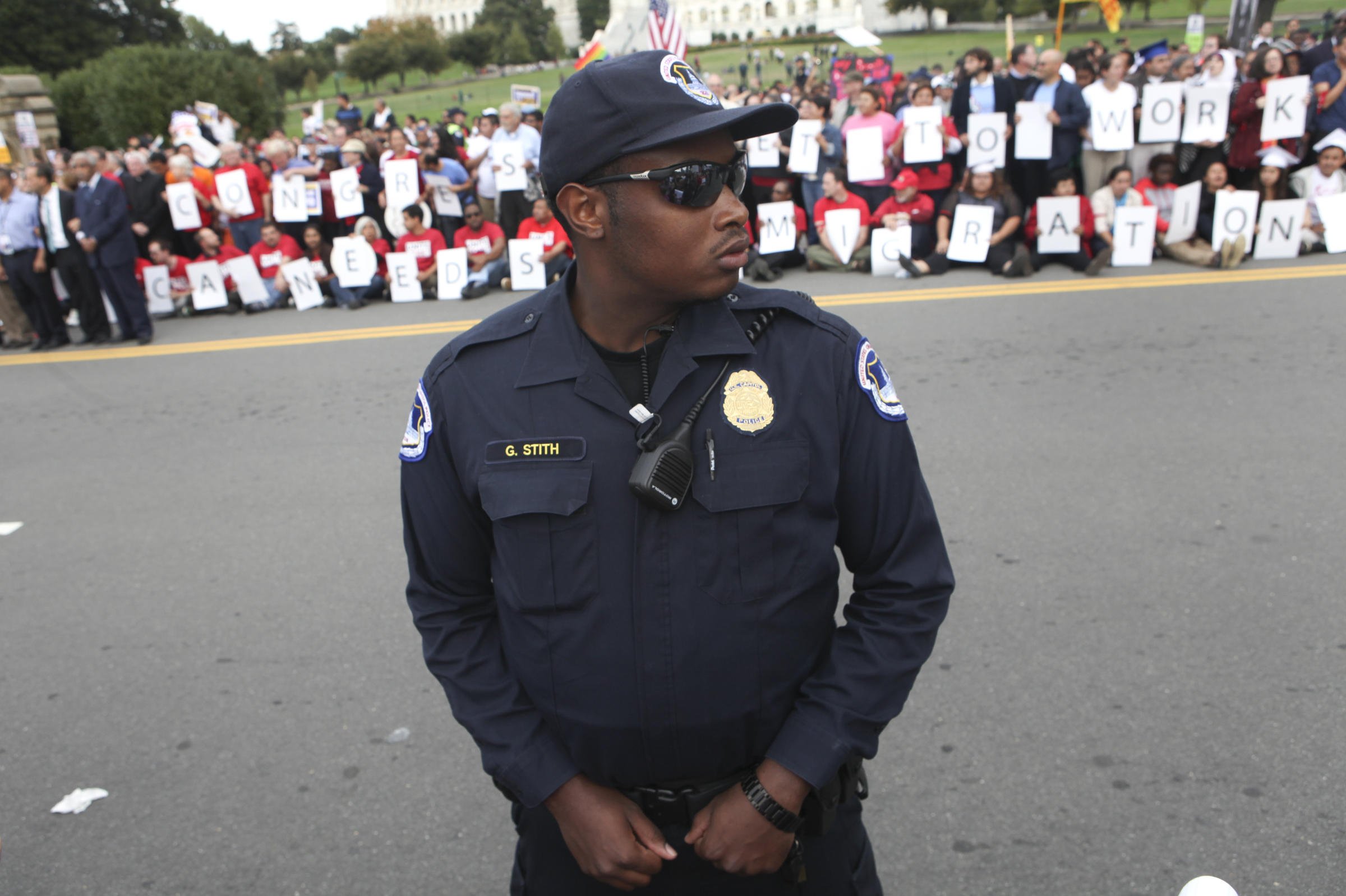 Immigration Reform Rally Ends In Arrests In Front Of U.S ...