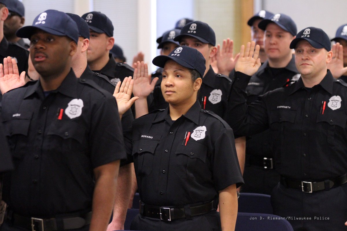 Milwaukee Police on Twitter: " 58 Recruit Officers sworn