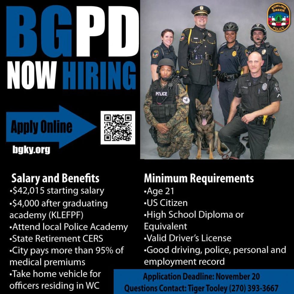 Now Hiring: Police Officer