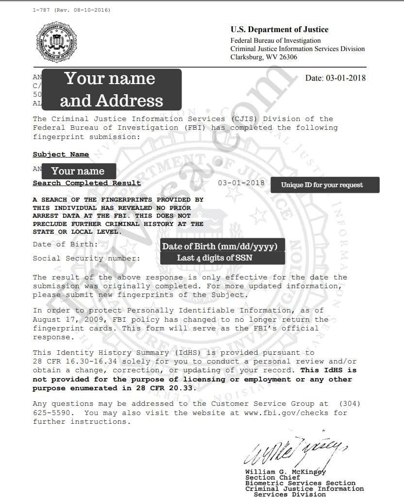Police clearance certificate usa  Cavunp
