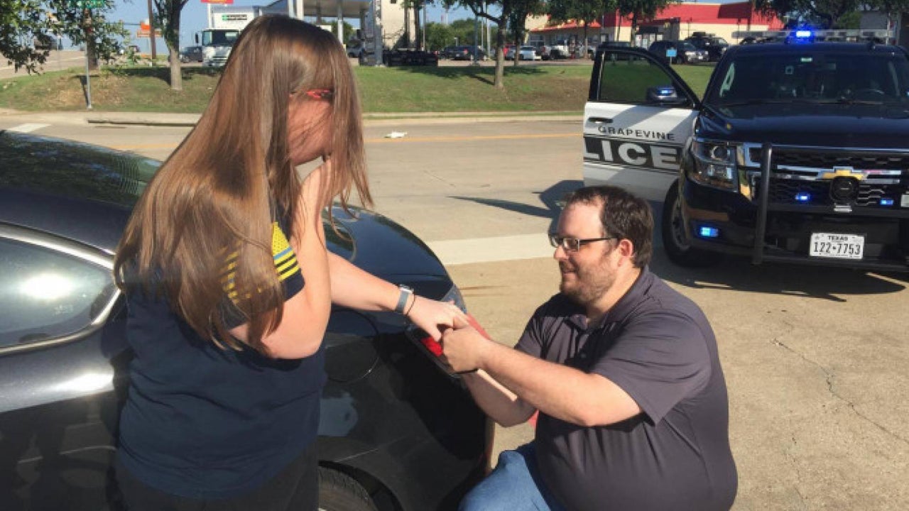 Police Dispatcher Asks Cops to Help Him Propose During Traffic Stop ...