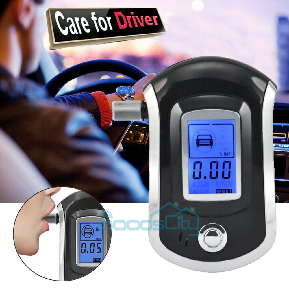 Police LCD Digital Breath Alcohol Tester Personal ...