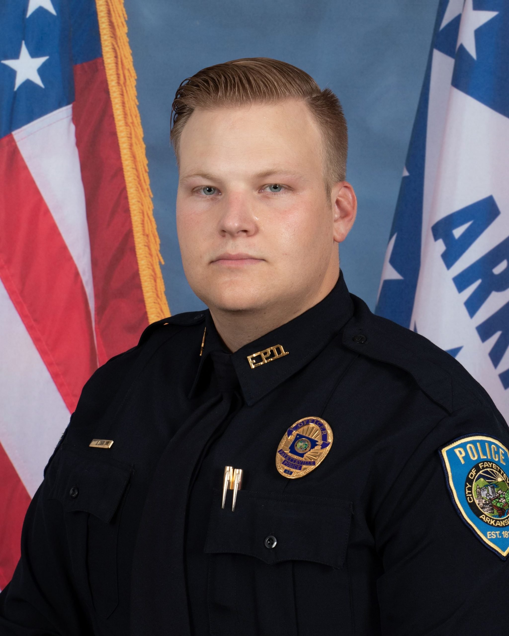 Police Officer Stephen Carr, Fayetteville Police Department, Arkansas