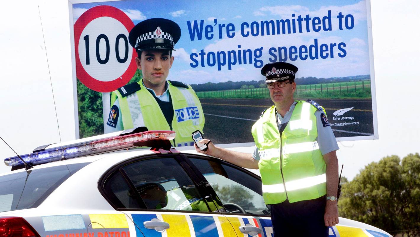 Police safe speed campaign gets up close and personal