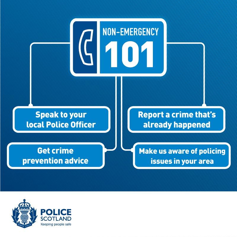Police Scotland on Twitter: " Do you know which number to ...