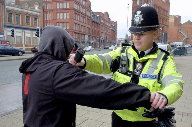 Police using stop and search powers on under