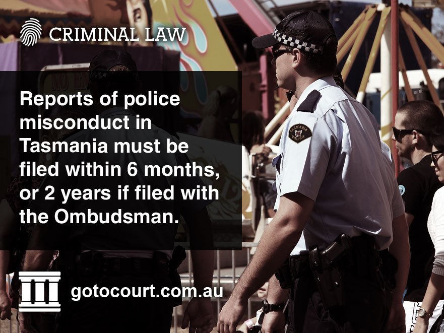 Reporting Police Misconduct in Tasmania