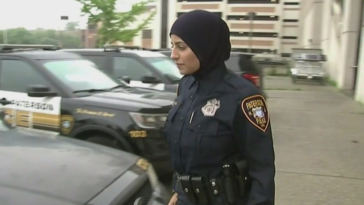 Rookie Paterson police officer proudly wears hijab on the job