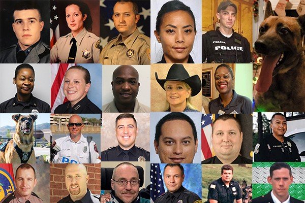 So far in 2020, 21 officers have been killed in the line ...