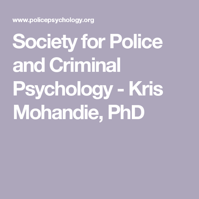 Society for Police and Criminal Psychology