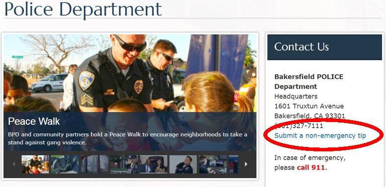 Submit an Anonymous Tip (Bakersfield Police Department)  Nextdoor ...