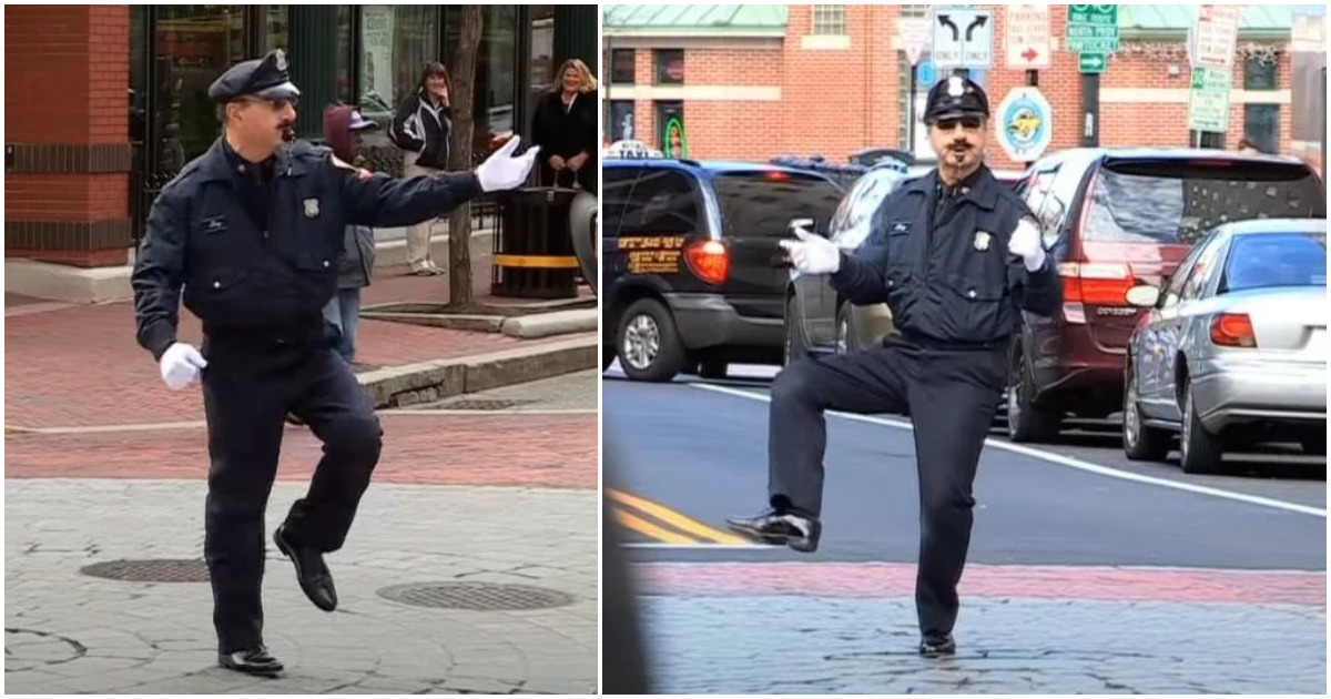 This police officer has been dancing since 1984 and doesnt know how to ...