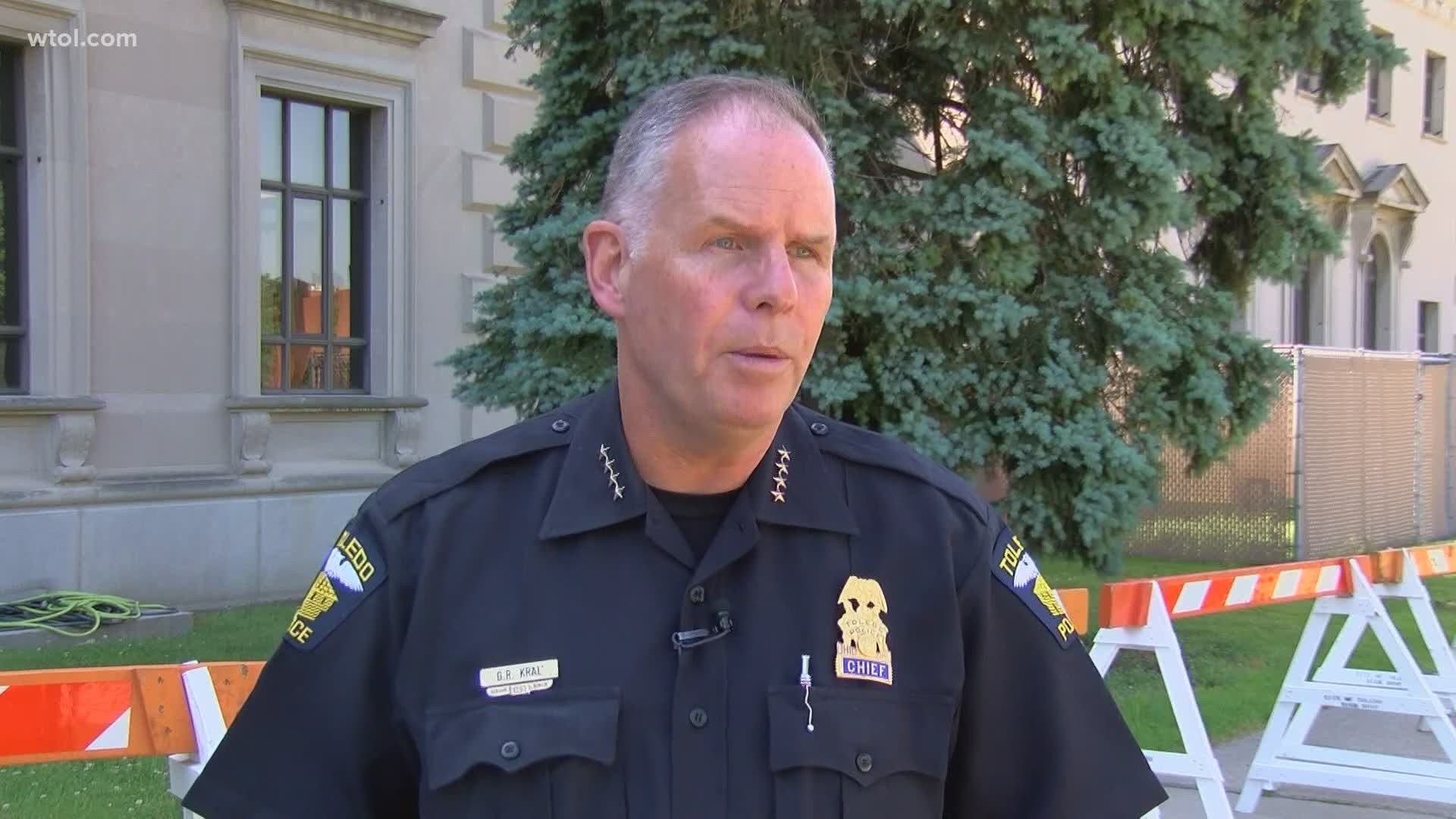 Toledo police chief reacts to newly