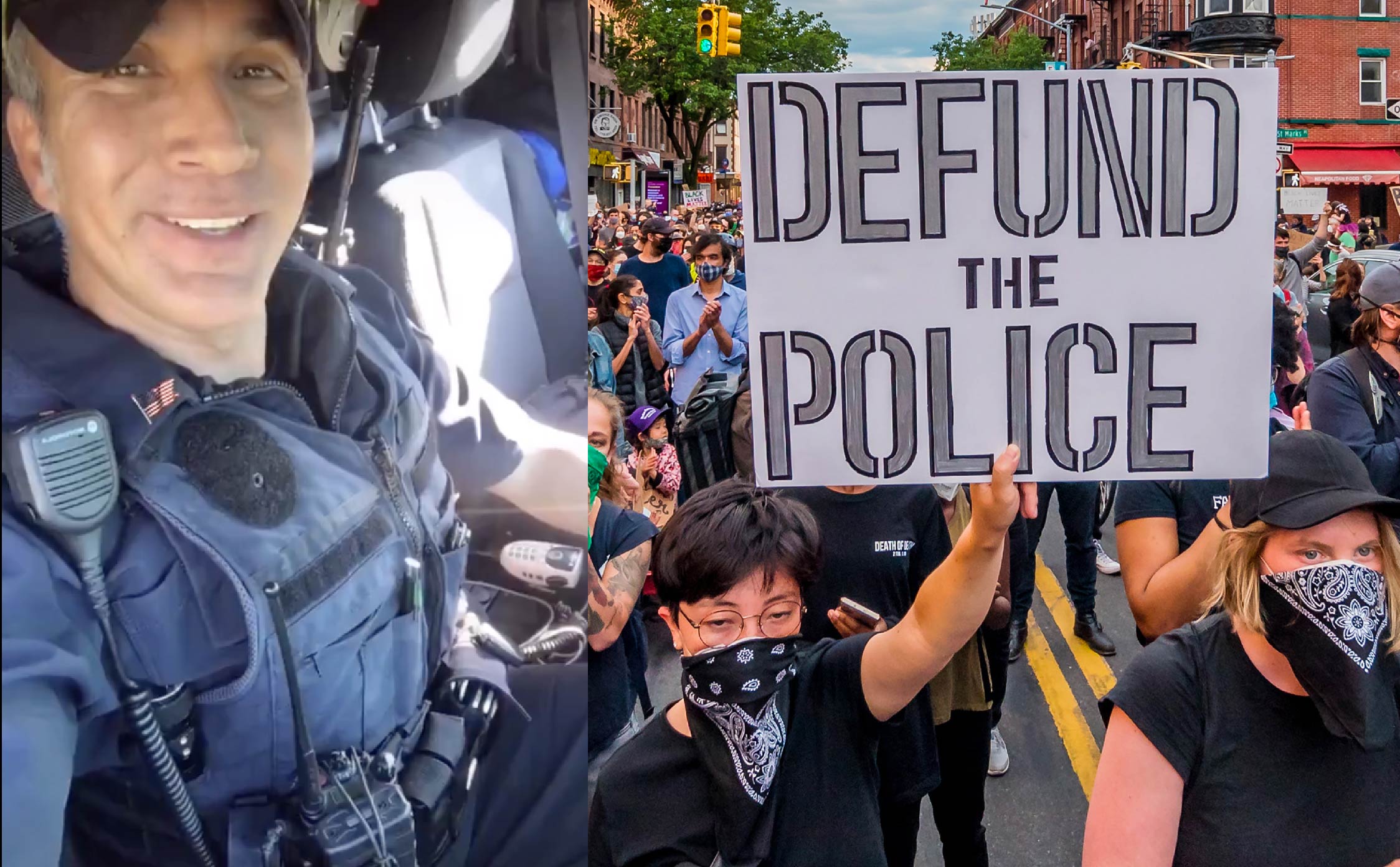 [VIDEO] Officer Has a Good Laugh When " Defund the Police ...